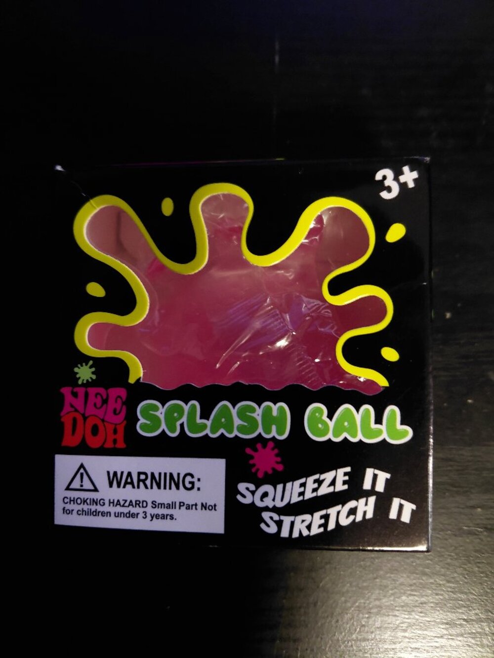 New Needoh Splash Ball... Pink... In Original Package